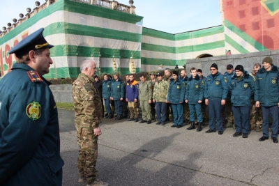 Колонна МЧС Республики Абхазия направилась к высокогорному озеру Рица