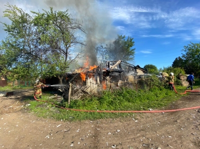 Пожар в Гудаутском районе