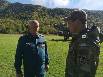 Глава МЧС совершил рабочую поездку в высокогорное село Псху