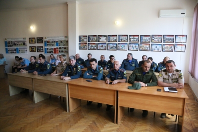 В МЧС Абхазии состоялась церемония награждения личного состава ведомственными наградами в ознаменование 17-летия со дня образования министерства