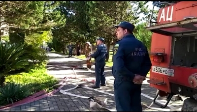 Сотрудники ПСО г.Гагра провели практические занятия в детских дошкольных  учреждениях района